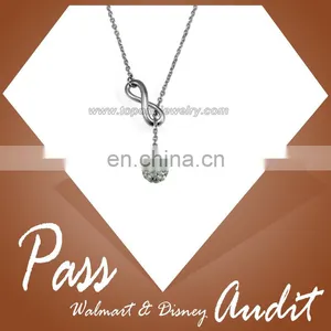 Cheap Wholesale Stainless Steel Infinity Shambhala Charms Pendants Women's Wedding Necklaces Jewelry Gifts thumbnail-1
