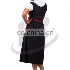 Fashion Boutique Clothing Simple Design Sleeveless Stripe Plus Size Dirndl Maternity Women Long Dirndl (Oktoberfest Garments) thumbnail-2
