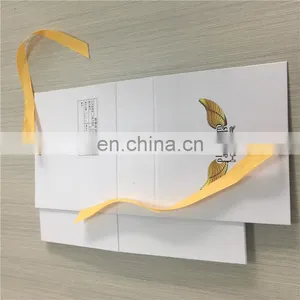 2017 Hot Sales Elegant White Box With 4C Printing Logo for Birthday Gift Packed thumbnail-5