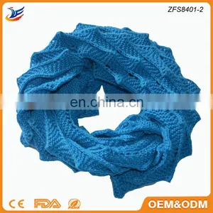 Wholesale Knitting Free Pattern Scarf and Jacquard Snood Scarf Loop Scarf thumbnail-4