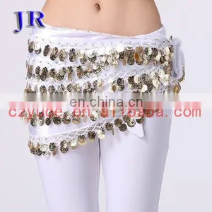 Egyptian Velvet Belly Dance Hip Scarf With Coins for Sale Y-2020# thumbnail-3