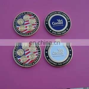 Stamped Vet Center Challenge Coin thumbnail-1