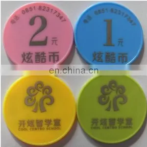 Custom Token Custom Logo Plastic Stiker Laser Printing Token Without MOQ thumbnail-2