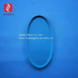 Custom Beveled Glass Craft Piece Oval Round thumbnail-3