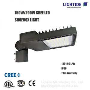 CREE LED Parking Lot Light Fixture, 100W LED, 7 Yrs Warranty thumbnail-1