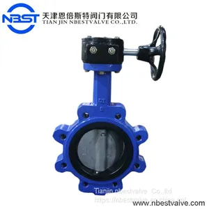 SS316 Industrial Manual Lever Lug Type Butterfly Valve LTD71XR-10R thumbnail-3