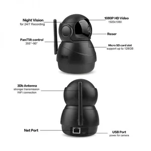 Home Smart Security 1080P Wireless WiFi Mini IP Camera thumbnail-3