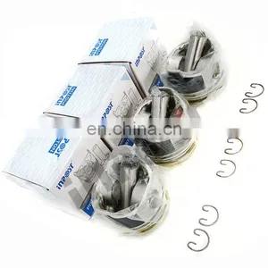 In Stock Inpost Piston + Ring Kit Set STD 78mm for Kubota D1105 X 3 PCS thumbnail-1