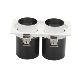 LED Grille Downlight RC Series Three Head Custom LED Grille Downlight for Sale thumbnail-2