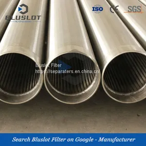 Wedge Wire Stainless Steel Screen V-Wire Pipe for Water Well Drilling thumbnail-2