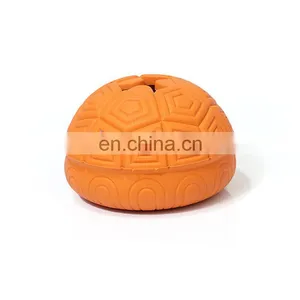 New Design Food Dispenser Turtle Shell Ball Rubber Cat Toy thumbnail-6