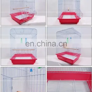 Wholesale Wrought Portable Chinese Large Aluminium Stainless Steel Iron Bird Parrot Cage thumbnail-6