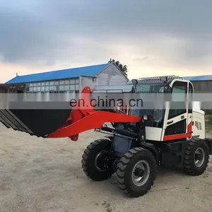 China Hydraulic Backhoe Loader Mini Wheel Loader Digger for Sale thumbnail-2