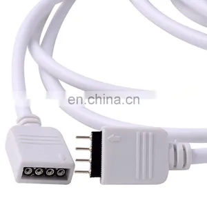2M 6.6ft 4pin Extension Cable Connect Female Plug Used for SMD 5050 RGB LED Strip Light thumbnail-1