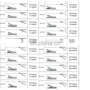 Reusable Laparoscopic Needle Holder Left Curved Right Curved Tip V Style Handle thumbnail-6