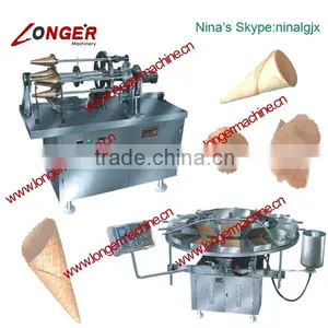 Ice Cream Waffle Cone Maker|Ice Cream Cone Rolling and Baking Machine|Cone Ice Cream Machine thumbnail-1
