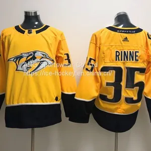Nashville Predators #35 Rinne Yellow Jersey thumbnail-1