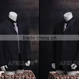 Fiberglass Glossy White Half-length Male Mannequin on Sale thumbnail-3