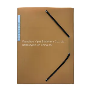 PP 3 Flap Folder Spine With Pocket, Elastic Folder for Office for School, Statioinery thumbnail-3