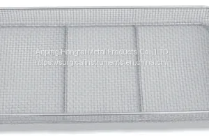 Sterilisation Basket – Wire Mesh Base, Perforated Sides – Various Sizes Wire Mesh Screen Baskets thumbnail-4