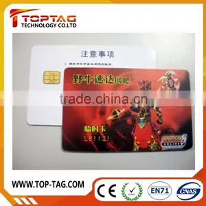 Frosted SLE4442 / SLE5542 Contact ic Card for Hotel System thumbnail-1