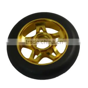 Forged PU110mm Steel Scooter Wheels With ABEC-9 Bearings thumbnail-1