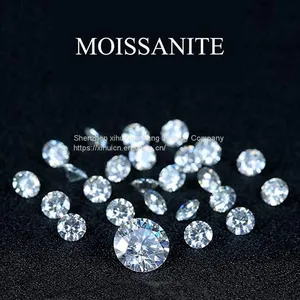 1.0carats 0.8~3.0mm Small Size Excellent Cut White D Color VVS1 Round Moissanite Stone Loose Gemstone thumbnail-1