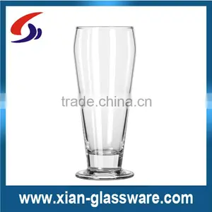 Promotional Wholesale High Quality Handmade Clear Beer Glass Cup/transparent Beer Stein thumbnail-1