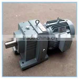 R Series Helical Gear Reduction Gearbox With Motor for Plastic Gears thumbnail-1