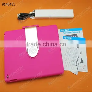 Bluetooth Keyboard for IPad Air2,pink thumbnail-3