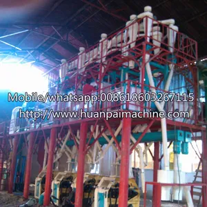Customize Maize Corn Flour Mill Machine Corn Grits Making Machine Production Fufu Nshima thumbnail-3