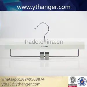 CY-654 Custom Wholesale Luxury Wooden Clothes Hanger Wooden Pant Hanger thumbnail-4
