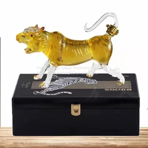 Chinese Glass Craft Products Factory Twelve Zodiac Bottle Set Support to Map Customization thumbnail-2
