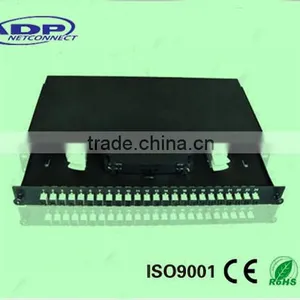 Best Seller!!!!!!!!!!Fiber Optic Patch Panel Cold-rolling Steel thumbnail-1