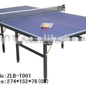 International Standard Size Foldable Table Tennis Table thumbnail-1