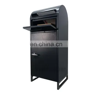 Factory Direct Drop & Metal Outdoor Parcel Delivery Box Freestanding Locking Parcel Drop Box thumbnail-3