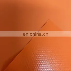 100% Polyester Anti-uv Pvc Coated Waterproof Vinyl Coated Woven Polyester Pvc Tarpaulin Fabric thumbnail-1