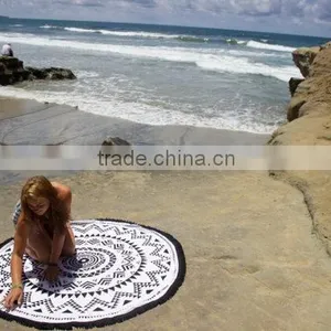 2016 Fashion Round Beach Towel For Summer thumbnail-4