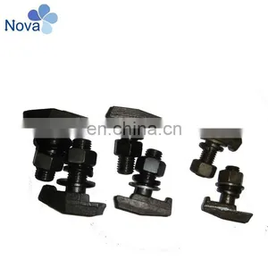 Material 45 Steel Elevator T Type Forged Guide Rail Clip thumbnail-4