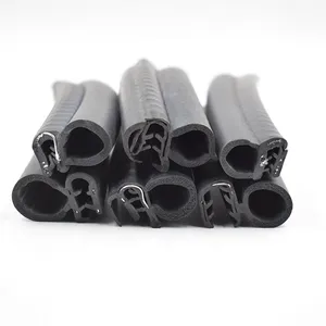 EPDM Black Door and Window Extrusion Rubber Protective Seal Strip for Car/automobile thumbnail-1