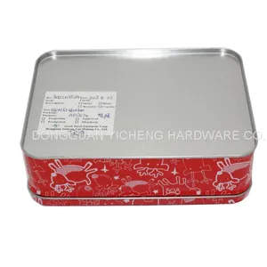 Retangular Christmas Gift Tin thumbnail-4