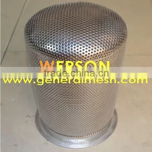 Perforated With Wire Mesh Lining Strainer | Generalmesh thumbnail-1