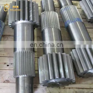 Precision Grinding Gear Shaft Forging Large Module Customized Shaft thumbnail-5