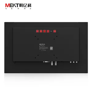 MEKT15.6 Inch Industrial Embedded LCD Monitor Video Security Surveillance Wall Mount HD Display BNC /USB/HDMI/VGA Interface thumbnail-3