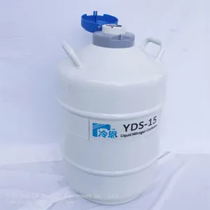 Portable Low-Temperature Freezing 15 Liter Liquid Nitrogen Tank for Precision Experiments thumbnail-1