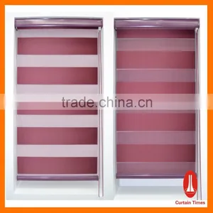 New Design Dark Color Zebra Roller Blind in Guanghzou/ Colorful Zebra Roller Shade thumbnail-1