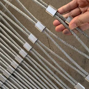 High Strength Knotted Stainless Steel Rope Mesh for Outdoor Zoo Aviary Mesh thumbnail-4
