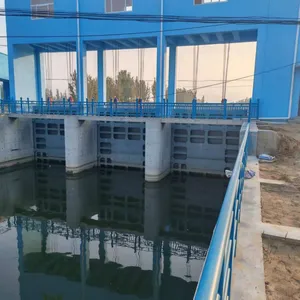 Stainless Steel Square Sluice Gate | 3-Side Seal Penstock & Wall Mounted Slide Gate for Hydraulic Dam Systems | Water Control thumbnail-5