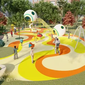 Customized Large Stainless Steel Slides for Outdoor Children's Playground Facilities in Residential Areas and Kindergartens thumbnail-1