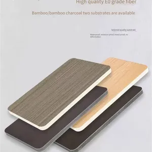 Customizable Bamboo and Wood Fiber Environmentally-friendly Paint-free Wood Decorative Panels, 1.22m Wide Solid Boards thumbnail-2